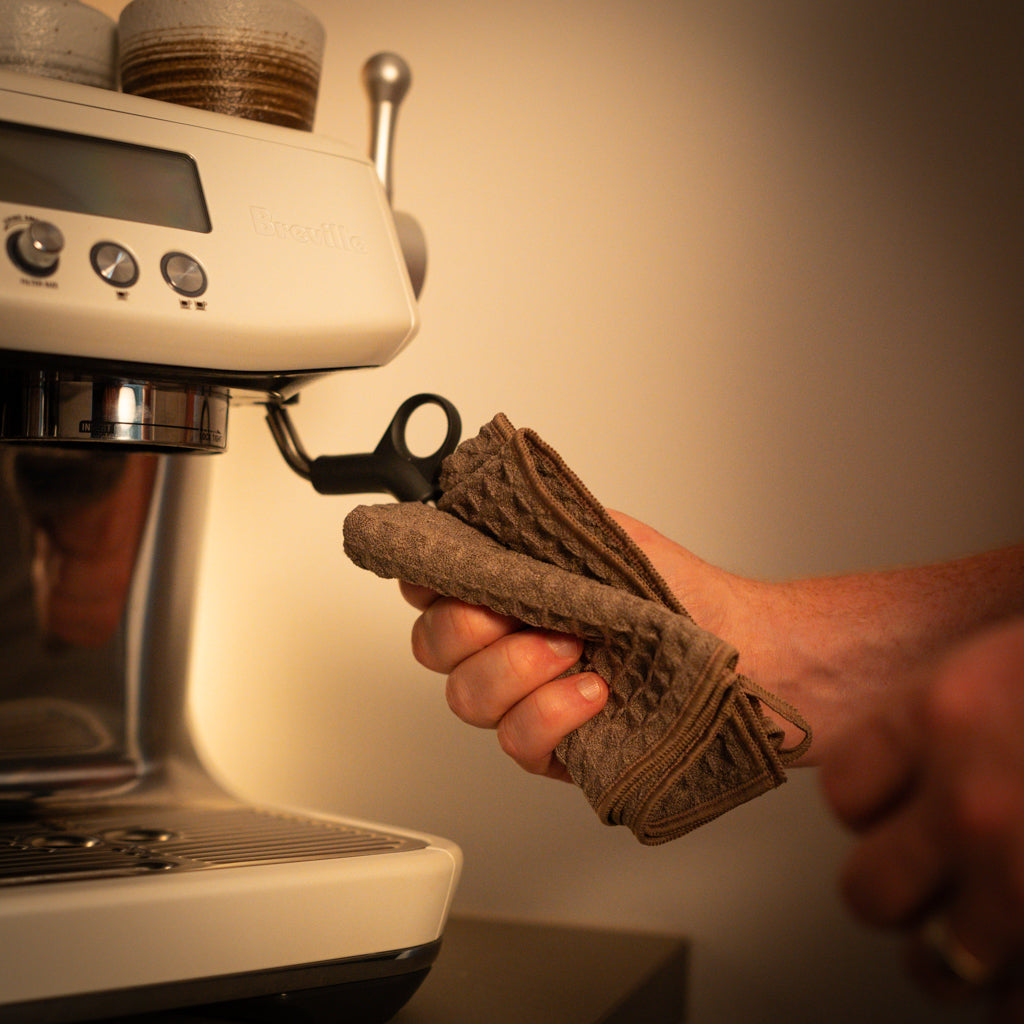 Microfibre Coffee Towel (White)