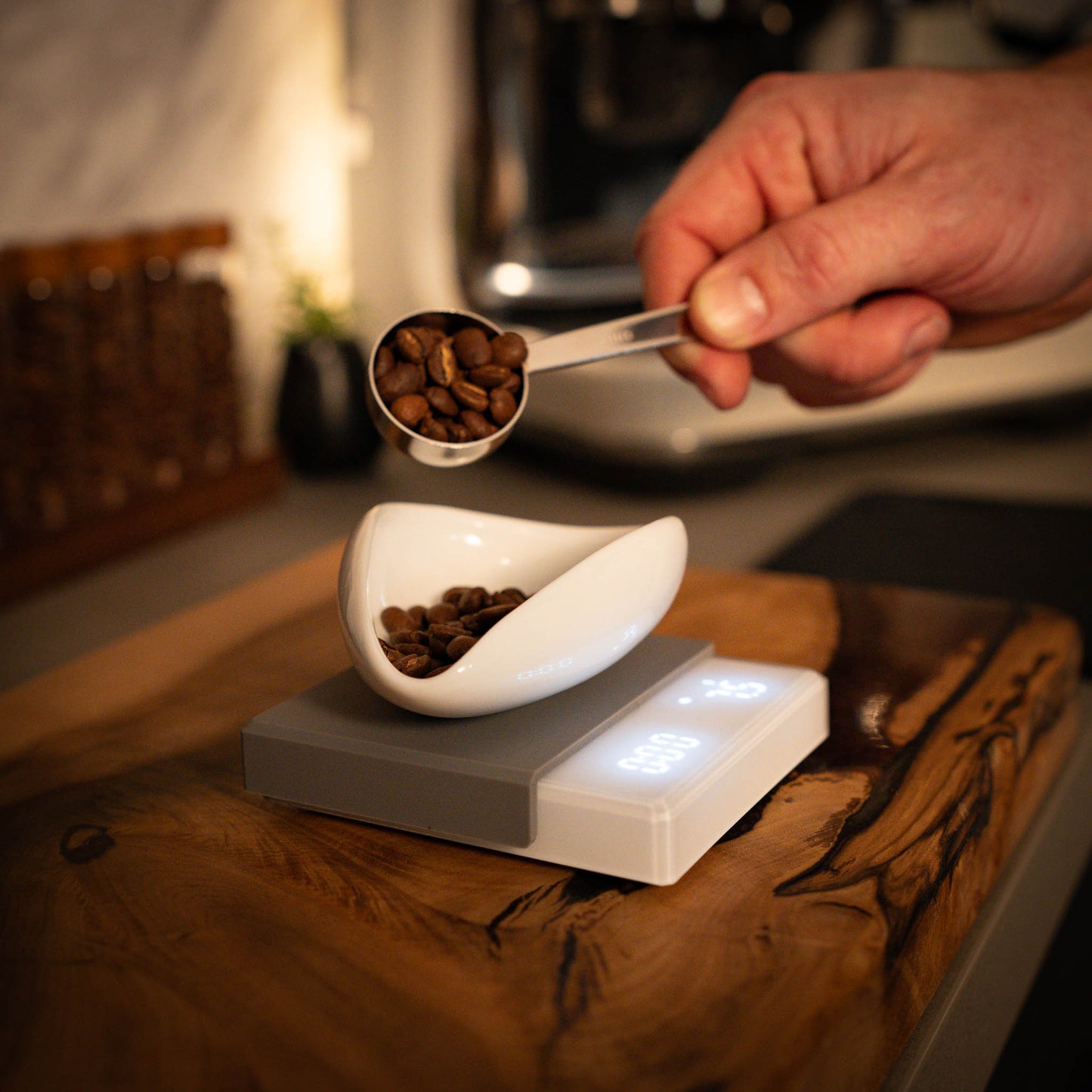 Intelligent Coffee Scales (White)
